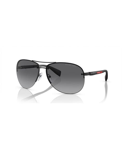 PRADA LINEA ROSSA Men's Polarized Sunglasses, PS 56MS